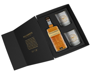 Straight Bourbon & Rocks Glass Gift Box 1